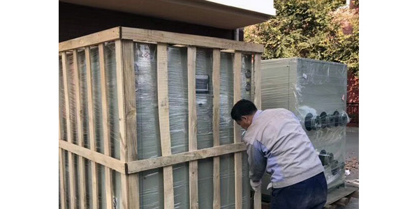 渦旋式水源熱泵機(jī)組廠家完成測試，用戶安裝簡便